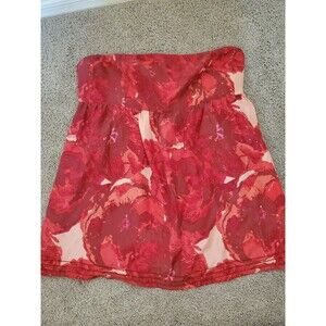 Silk Banana Republic strapless top